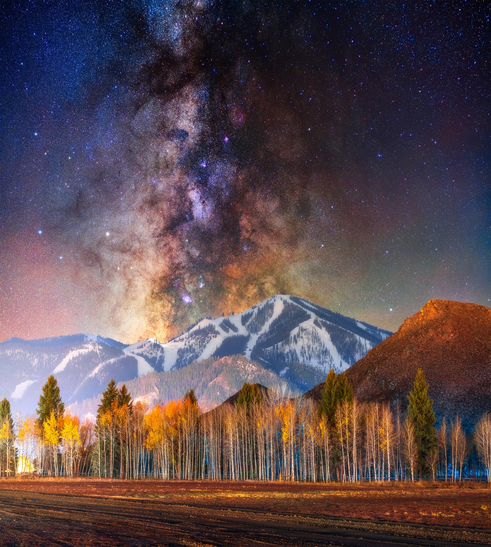 Milky Way over Baldy