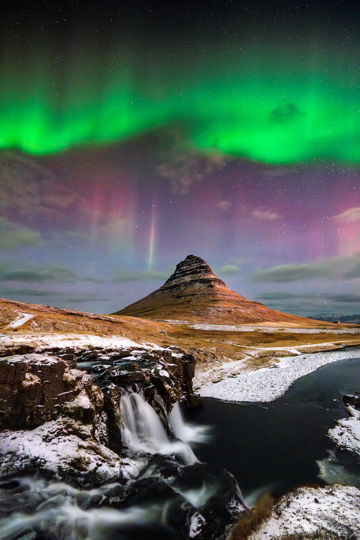 Kirkjufell Aurora